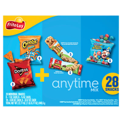 Frito Lay Anytime Mix Snacks, 28 count, 22.77 oz