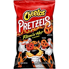 Cheetos Cheese Flavored Snacks Pretzel Flamin' Hot 10 Oz