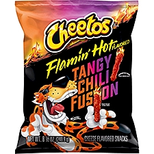 Cheetos Flamin' Hot Flavored Tangy Chili Fusion Cheese Flavored Snacks, 8 1/2 oz