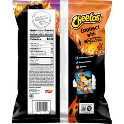 Cheetos Cheetos Crunchy Cheese Flavored Snacks Flamin' Hot Flavored 8 1/2  Oz