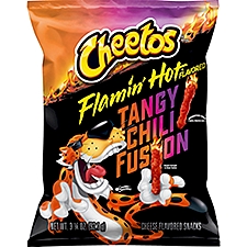 Cheetos Flamin' Hot Tangy Chili Fusion Cheese Flavored Snacks, 3 1/4 oz