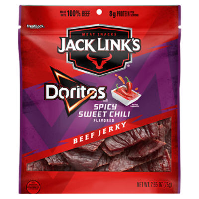 Jack Link's Beef Jerky Doritos Spicy Sweet Chili Flavored 2.65 Oz, 2.65 Ounce