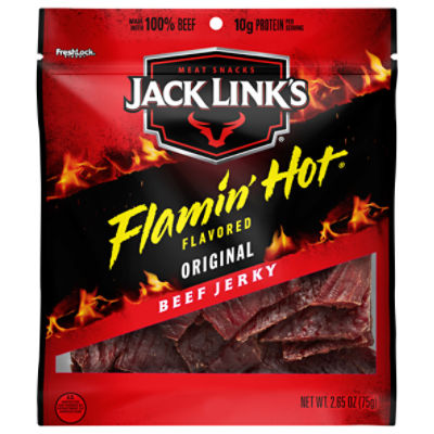 Jack Link's Beef Jerky, Flamin' Hot Flavored, 2.65 Oz, 2.65 Ounce