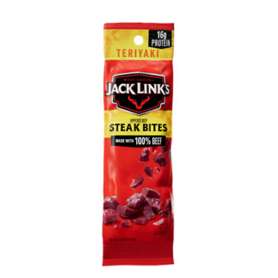Jack Link's Teriyaki Kippered Beef Steak Bites, 1.75 oz ShopRite
