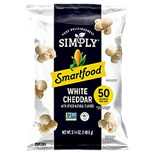 Smartfood Simply Popcorn White Cheddar 5 1/4 Oz