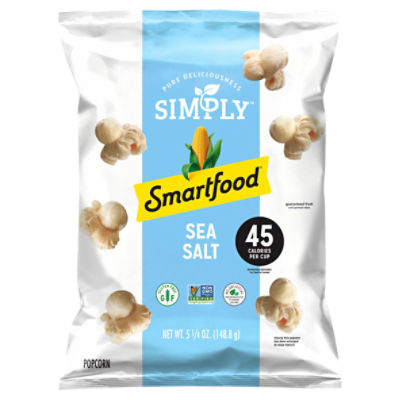 Smartfood Simply Sea Salt Popcorn, 5 1/4 oz