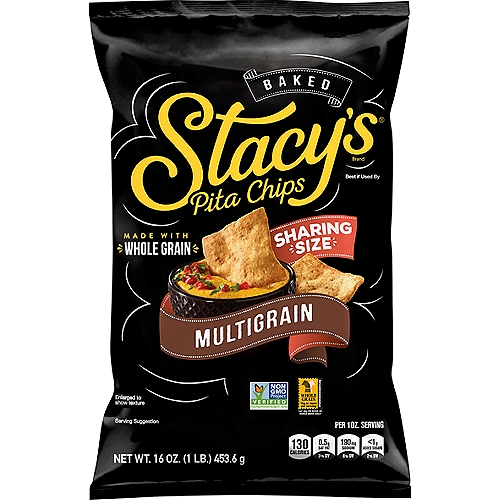 Stacy's Baked Multigrain Pita Chips Sharing Size, 16 oz