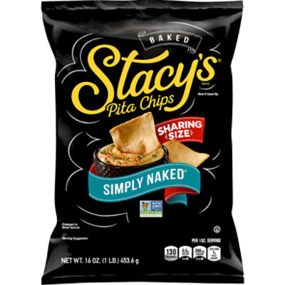 Stacy's Baked Simply Naked Pita Chips Sharing Size, 16 oz, 16 Ounce