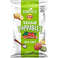 Simply Lay's Poppables Sea Salt Potato & Veggie Snacks, 5 oz