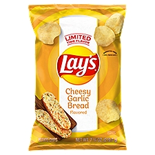 Lay's Potato Chips Cheesy Garlic Bread Flavored 7 3/4 Oz