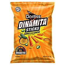 Doritos Dinamita Sticks Corn Snacks, Smoky Chile Queso Artificially Flavored, 9 Oz