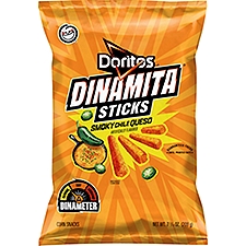 Doritos Dinamita Sticks Corn Snacks, Smoky Chile Queso, 7 3/8 Oz