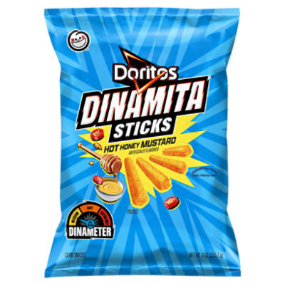 Doritos Dinamita Sticks Corn Snacks, Hot Honey Mustard, 9 Oz, 9 Ounce