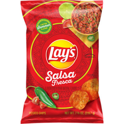 Lay's Salsa Fresca Potato Chips, 7 3/4 oz