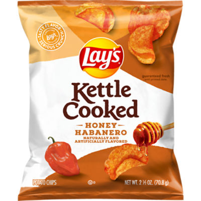 Lay's Kettle Cooked Potato Chips Honey Habanero 2 1/2 Oz ShopRite