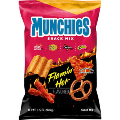 Munchies Snack Mix, Flamin Hot Flavored, 3 3/8 Oz