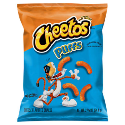 Cheetos Puffs Cheese Flavored Snacks 2 5/8 Oz, 2.63 Ounce