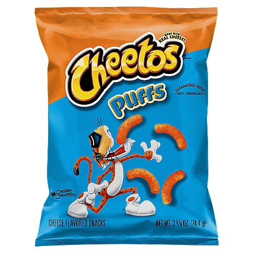 Cheetos Puffs Cheese Flavored Snacks 2 5/8 Oz