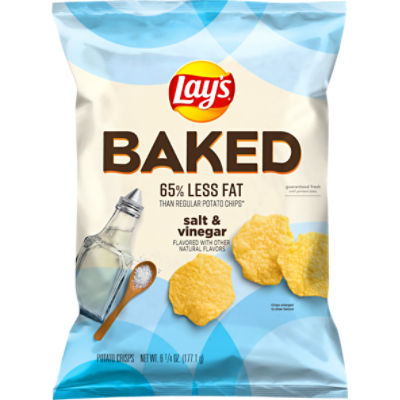 Lay's Baked Salt & Vinegar Flavored Potato Crisps, 6 1/4 oz