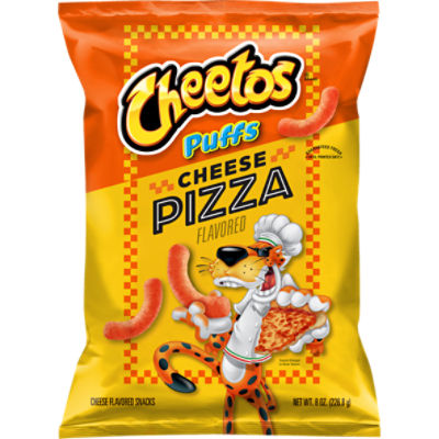 Cheetos Puffs Cheese Flavored Snacks Cheese Pizza 8 Oz