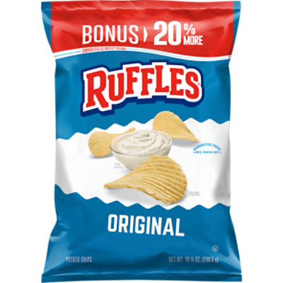 Ruffles Potato Chips, Original, 10 1/4 Oz