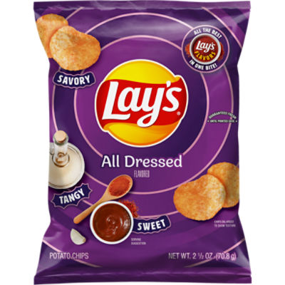 Lay's Potato Chips All Dressed Flavored 2 1/2 Oz