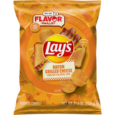 Lay's Potato Chips Bacon Grilled Cheese 2 1/2 Oz