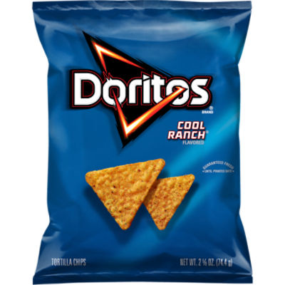 Doritos Tortilla Chips Cool Ranch Flavored 2 5/8 Oz