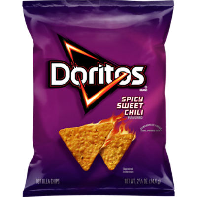 Doritos Tortilla Chips Spicy Sweet Chili Flavored 2 5/8 Oz