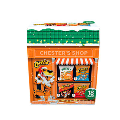 Cheetos Cheese Flavored Snacks Variety Mix, 17 Oz X 18