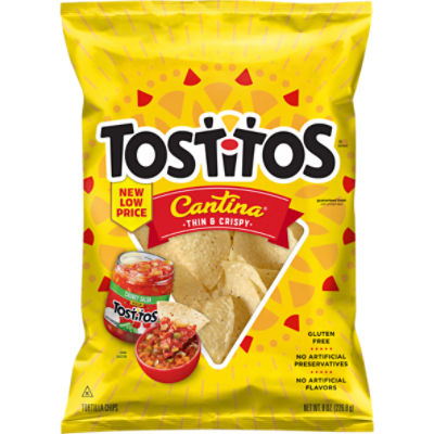 Tostitos Cantina Tortilla Chips Thin & Crispy, 8 Oz, 8 Ounce