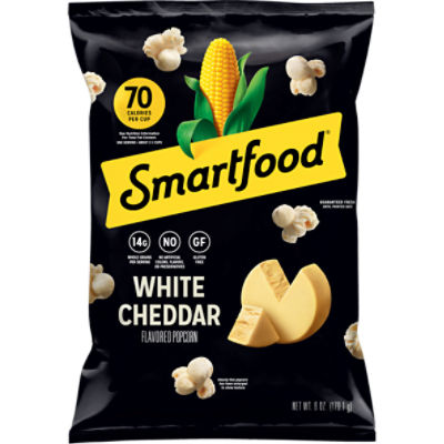 Smartfood Popcorn White Cheddar Flavored, 6 Oz, 6 Ounce
