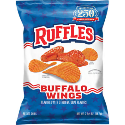 Ruffles Potato Chips Buffalo Wings, 2 1/4 Oz