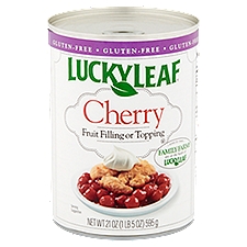 LUCKY LEAF Cherry, Fruit Filling or Topping, 21 Ounce