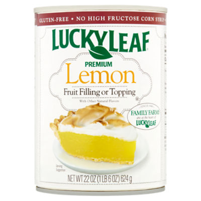 Lucky Leaf Premium Lemon Fruit Filling or Topping, 22 oz
