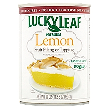 Lucky Leaf Premium Lemon Fruit Filling or Topping, 22 oz, 22 Ounce