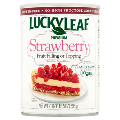 Lucky Leaf Premium Strawberry Fruit Filling or Topping, 21 oz