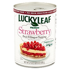 Lucky Leaf Premium Strawberry, Fruit Filling or Topping, 21 Ounce