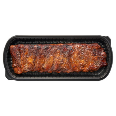 St. Louis Style Fully Cooked Hickory Smoked BBQ Ribs - Sold Cold, 24 oz