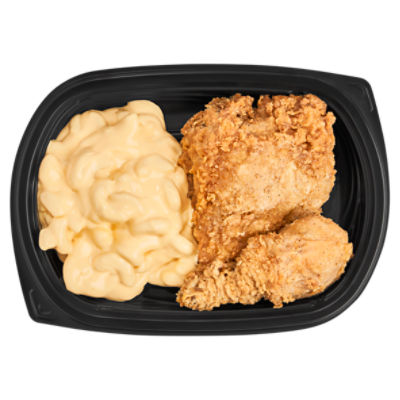 Store Prepared Fried Chicken with Mac & Cheese - Sold Cold, 1 Pound