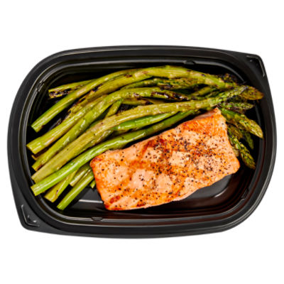 Grilled Salmon & Asparagus - Sold Cold