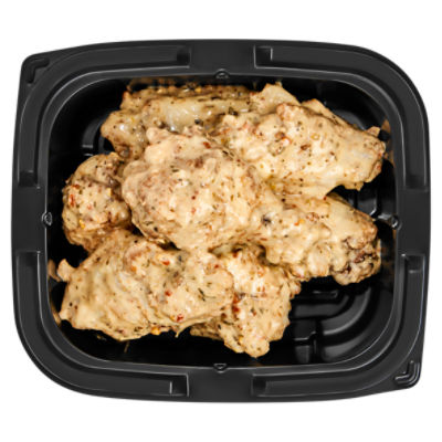 Store Prepared Garlic & Parmesan Chicken Wings - Sold Hot