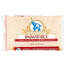 Super Lucky Elephant Long Grain Basmati Rice, 5 lbs