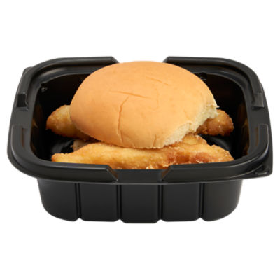 Store Prepared Beer Battered Pollock Sandwich - Sold Hot, 5 oz