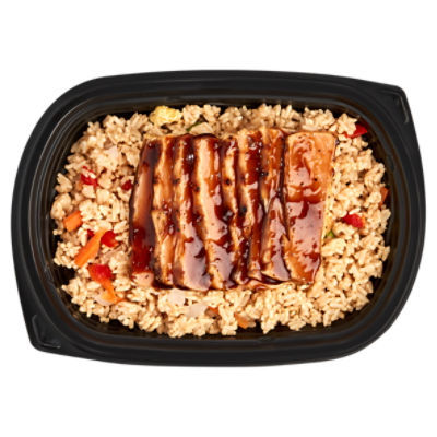 Teriyaki Salmon & Veggie Fried Rice - Sold Cold