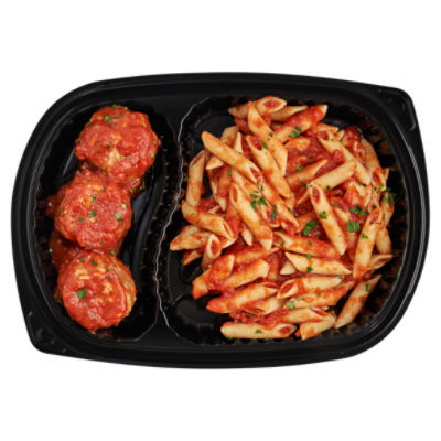 Store Prepared Pasta Marinara & Italian Meatballs - Sold Hot