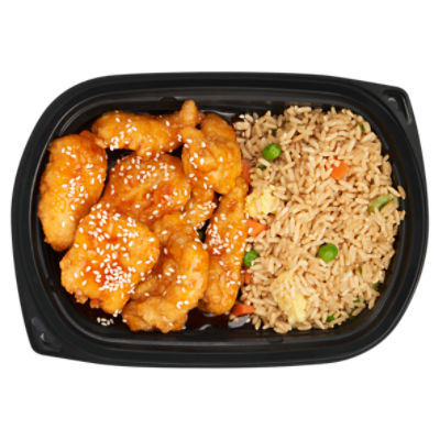 Sesame Orange Chicken & Vegetable Fried Rice - Sold Cold