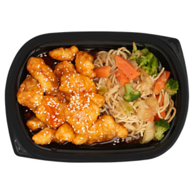 Sesame Orange Chicken & Vegetable Lo Mein - Sold Cold