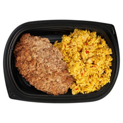 Breaded Chicken Cutlet & Spanish Rice - Sold Cold, 1 Pound