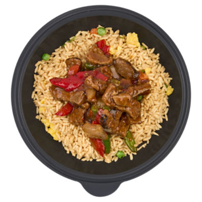 Store Prepared Pepper Steak and Fried Rice Bowl - Sold Cold